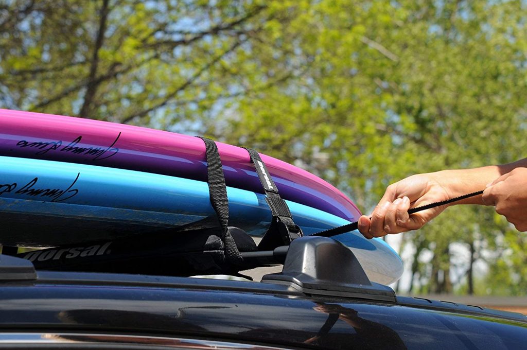DORSAL Surfboard Kayak SUP Surf Roof Rack Tie Down Straps Transport and Carry a SUP Board