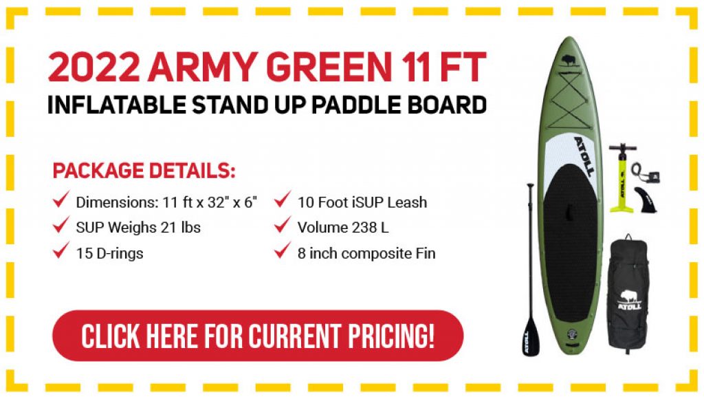 Atoll Board Arm Green Inflatable SUP Paddle Board